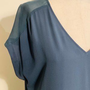 Monk & Lou blue/grey midi dress